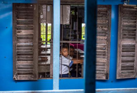 ActionAid is working with schools in Cambodia, training children in both climate-resilient agriculture and alternative livelihoods.